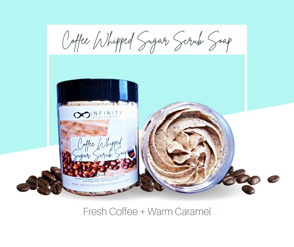 Coffee Whipped Sugar Scrub Soap - Infinity Soap Company