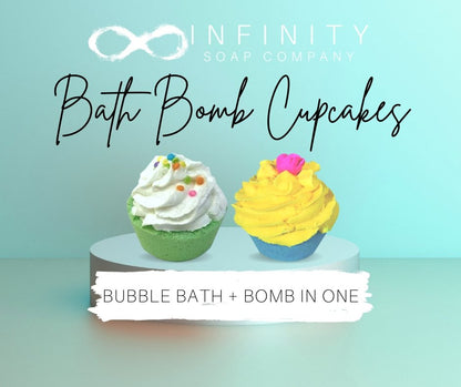Bath Bomb Cupcakes - Infinity Soap Company