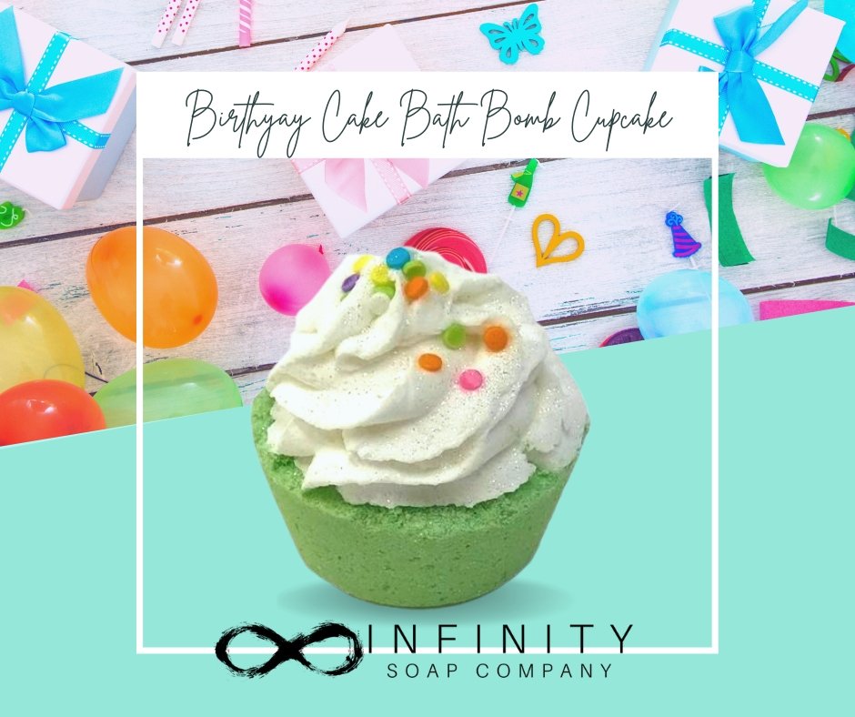 Bath Bomb Cupcakes - Infinity Soap Company