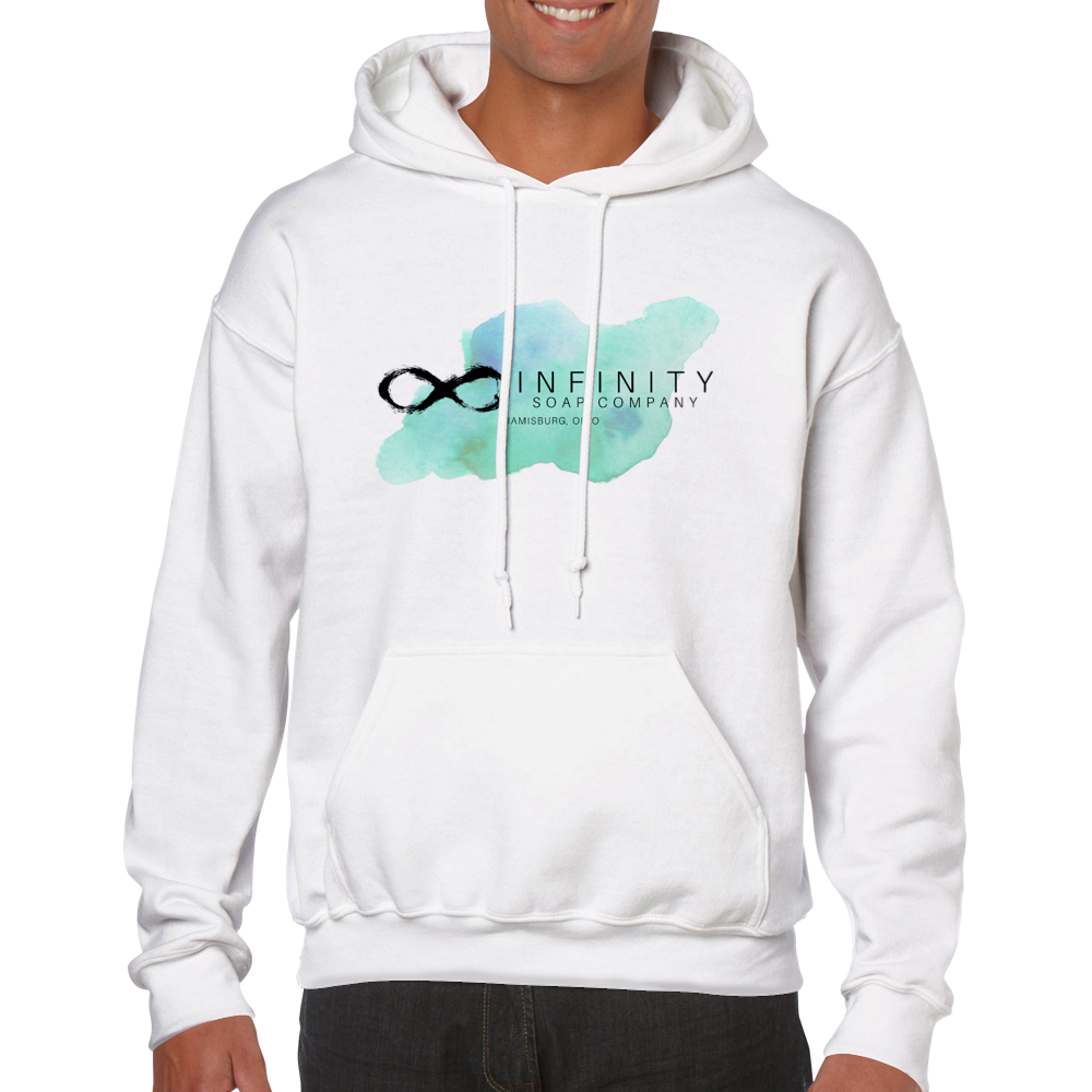 Infinity Soap Company Unisex Pullover Hoodie - White Color Only